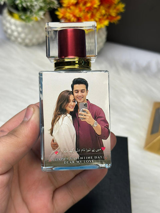 Customize Valentine Day Photo Perfume